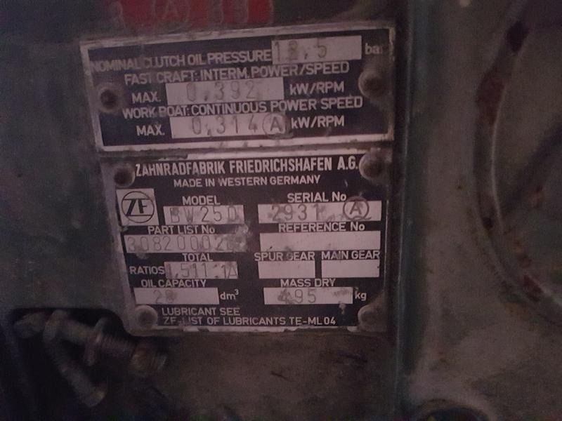 Marine Gearbox  ZF BW250
