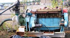 Merryweather sea water pump with Ruston & Hornsby Ltd engine