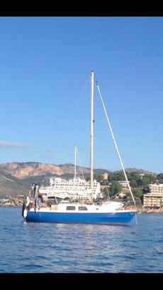 Westerly Centaur and mooring Mallorca