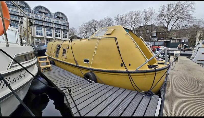 UK: Houseboat  lifeboat  Norsafe Maggie