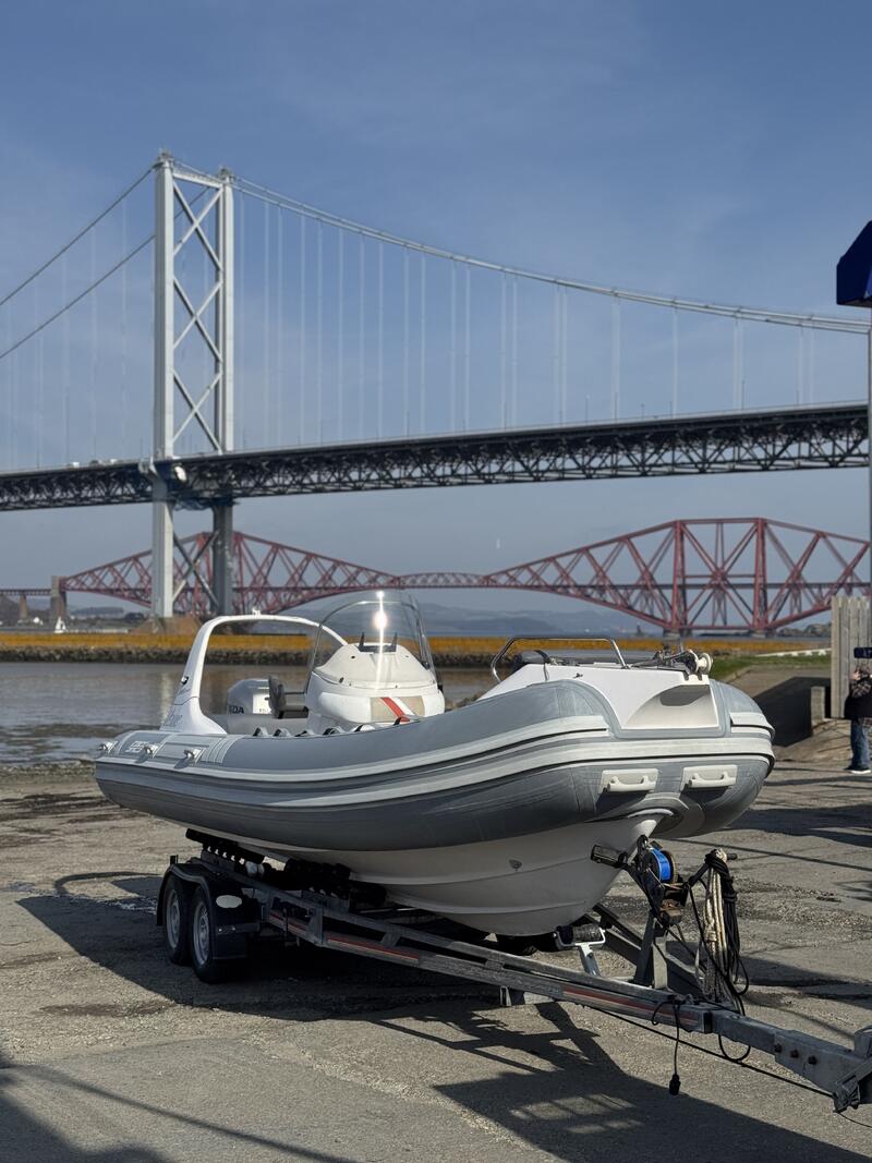 UK: SACS S640 RIB 150hp Honda 4 stroke