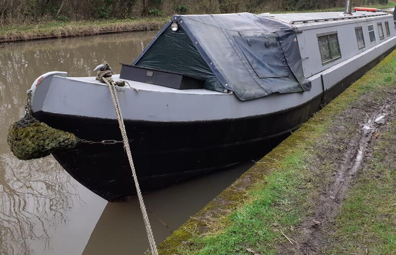 UK: PROJECT   1974  53ft Harborough Marine Cruiser Stern Narrowboat