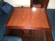 saloon table - folded out