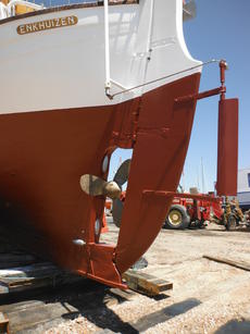 Rudder and windvane/autohelm trim tab