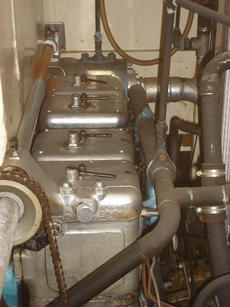 Engine front view