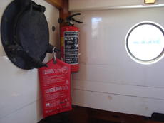 Near pantry in aft cabin